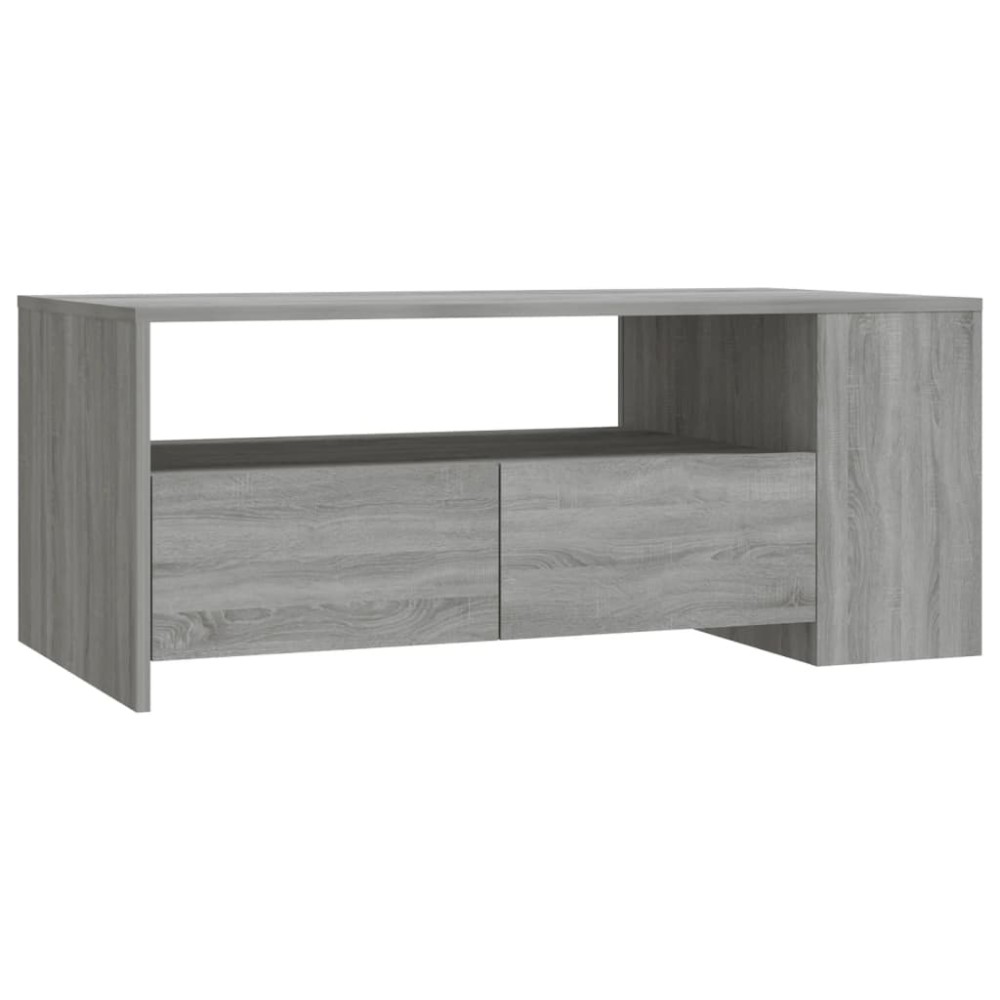 vidaXL Măsuță de cafea, gri sonoma, 102x55x42 cm, lemn prelucrat