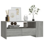 vidaXL Măsuță de cafea, gri sonoma, 102x55x42 cm, lemn prelucrat
