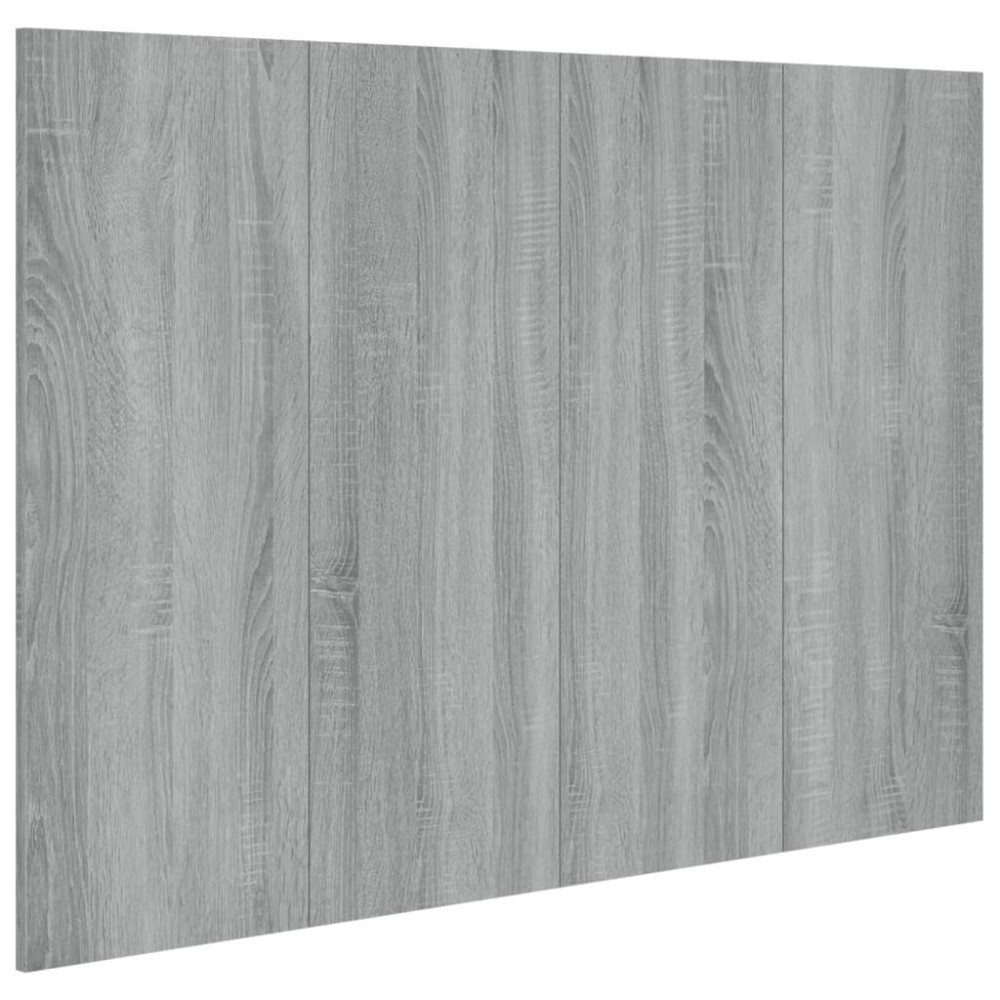vidaXL Tăblie de pat, gri sonoma, 120x1,5x80 cm, lemn compozit