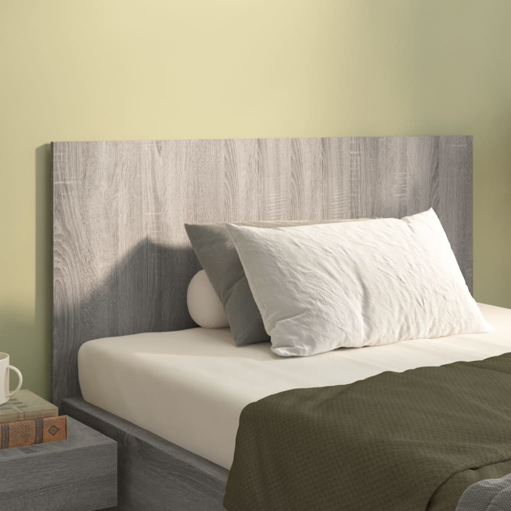 vidaXL Tăblie de pat, gri sonoma, 120x1,5x80 cm, lemn compozit