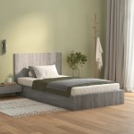 vidaXL Tăblie de pat, gri sonoma, 120x1,5x80 cm, lemn compozit vidaXL Tăblie de pat, gri sonoma, 120x1,5x80 cm, lemn compozit
