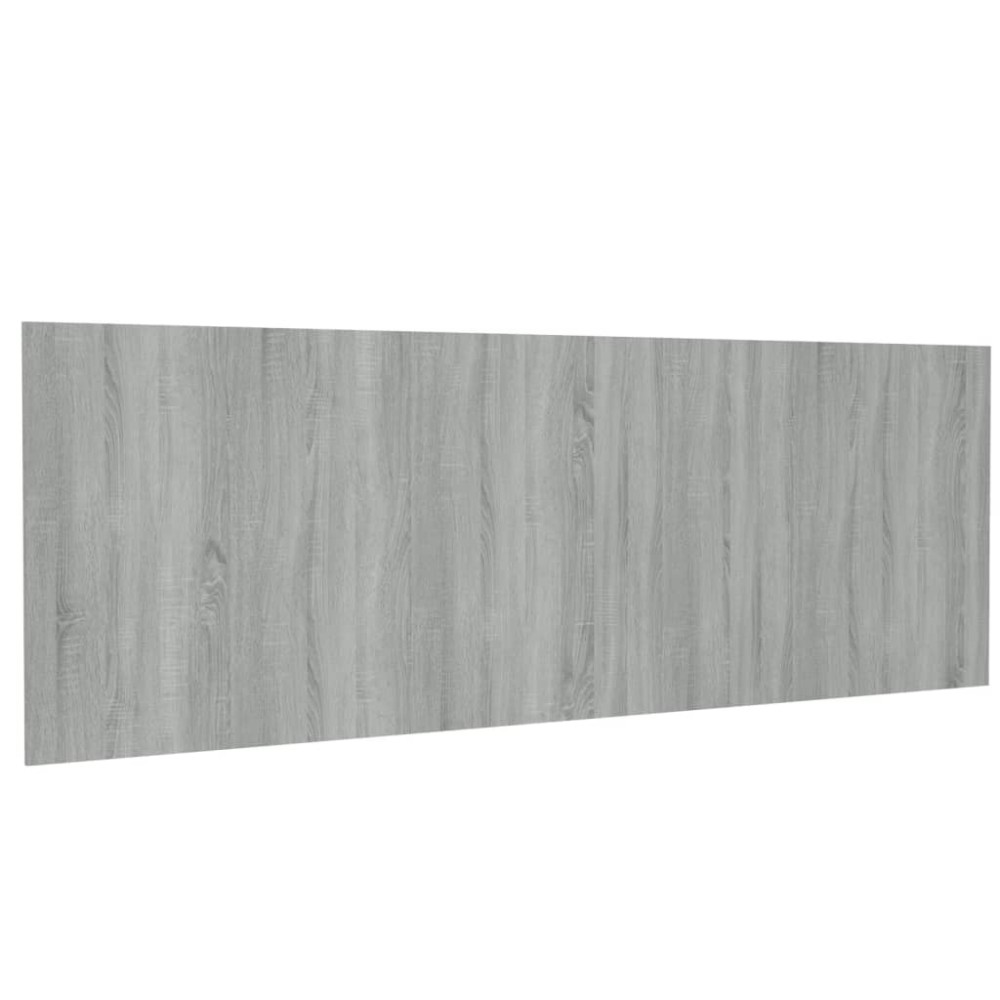 vidaXL Tăblie pat de perete, gri sonoma, 240x1,5x80 cm, lemn compozit
