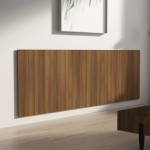 vidaXL Tăblie pat de perete, stejar maro, 240x1,5x80 cm, lemn compozit vidaXL Tăblie pat de perete, stejar maro, 240x1,5x80 cm, lemn compozit
