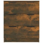 vidaXL Dulap, stejar fumuriu, 60x30x70 cm, lemn prelucrat