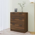 vidaXL Dulap, stejar maro, 60x30x70 cm, lemn prelucrat