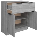 vidaXL Dulap, sonoma gri, 60x30x70 cm, lemn prelucrat