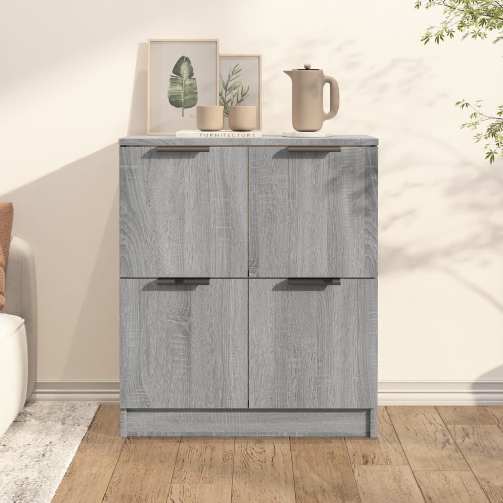 vidaXL Dulap, sonoma gri, 60x30x70 cm, lemn prelucrat