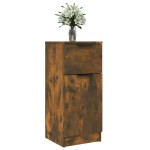 vidaXL Dulap, stejar fumuriu, 30x30x70 cm, lemn prelucrat