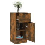 vidaXL Dulap, stejar fumuriu, 30x30x70 cm, lemn prelucrat