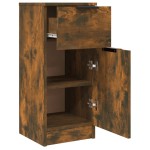 vidaXL Dulap, stejar fumuriu, 30x30x70 cm, lemn prelucrat