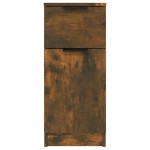 vidaXL Dulapuri, 2 buc., stejar fumuriu, 30x30x70 cm, lemn prelucrat