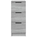vidaXL Servantă, sonoma gri, 30x30x70 cm, lemn prelucrat vidaXL Servantă, sonoma gri, 30x30x70 cm, lemn prelucrat