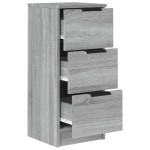 vidaXL Servantă, sonoma gri, 30x30x70 cm, lemn prelucrat vidaXL Servantă, sonoma gri, 30x30x70 cm, lemn prelucrat