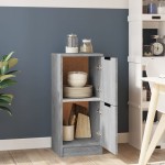 vidaXL Dulap, sonoma gri, 30x30x70 cm, lemn prelucrat
