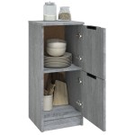 vidaXL Dulap, sonoma gri, 30x30x70 cm, lemn prelucrat
