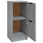 vidaXL Dulapuri, 2 buc., gri sonoma, 30x30x70 cm, lemn prelucrat