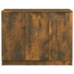 vidaXL Servantă, stejar fumuriu, 90,5x30x70 cm, lemn prelucrat vidaXL Servantă, stejar fumuriu, 90,5x30x70 cm, lemn prelucrat