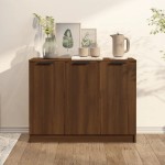 vidaXL Servantă, stejar maro, 90,5x30x70 cm, lemn prelucrat