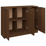 vidaXL Servantă, stejar maro, 90,5x30x70 cm, lemn prelucrat