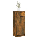 vidaXL Dulap de baie, stejar fumuriu, 32x34x90 cm, lemn prelucrat vidaXL Dulap de baie, stejar fumuriu, 32x34x90 cm, lemn prelucrat