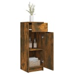 vidaXL Dulap de baie, stejar fumuriu, 32x34x90 cm, lemn prelucrat vidaXL Dulap de baie, stejar fumuriu, 32x34x90 cm, lemn prelucrat
