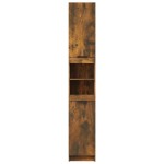 vidaXL Dulap de baie, stejar fumuriu, 32x34x188,5 cm, lemn prelucrat vidaXL Dulap de baie, stejar fumuriu, 32x34x188,5 cm, lemn prelucrat