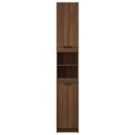 vidaXL Dulap de baie, stejar maro, 32x34x188,5 cm, lemn prelucrat vidaXL Dulap de baie, stejar maro, 32x34x188,5 cm, lemn prelucrat