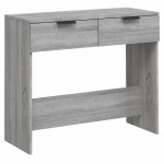 vidaXL Măsuță consolă, gri sonoma, 90x36x75 cm, lemn prelucrat vidaXL Măsuță consolă, gri sonoma, 90x36x75 cm, lemn prelucrat