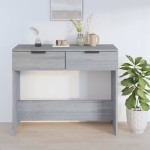 vidaXL Măsuță consolă, gri sonoma, 90x36x75 cm, lemn prelucrat vidaXL Măsuță consolă, gri sonoma, 90x36x75 cm, lemn prelucrat