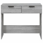 vidaXL Măsuță consolă, gri sonoma, 90x36x75 cm, lemn prelucrat vidaXL Măsuță consolă, gri sonoma, 90x36x75 cm, lemn prelucrat