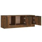 vidaXL Comodă TV, stejar fumuriu, 102x35x36,5 cm, lemn prelucrat vidaXL Comodă TV, stejar fumuriu, 102x35x36,5 cm, lemn prelucrat