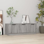 vidaXL Comodă TV, gri sonoma, 102x35x36,5 cm, lemn prelucrat vidaXL Comodă TV, gri sonoma, 102x35x36,5 cm, lemn prelucrat