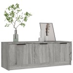 vidaXL Comodă TV, gri sonoma, 102x35x36,5 cm, lemn prelucrat vidaXL Comodă TV, gri sonoma, 102x35x36,5 cm, lemn prelucrat