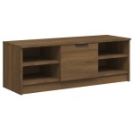 vidaXL Comodă TV, stejar maro, 102x35,5x36,5 cm, lemn compozit