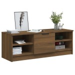 vidaXL Comodă TV, stejar maro, 102x35,5x36,5 cm, lemn compozit