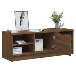 vidaXL Comodă TV, stejar maro, 102x35,5x36,5 cm, lemn compozit