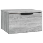 vidaXL Noptiere de perete, 2 buc., gri sonoma, 34x30x20 cm