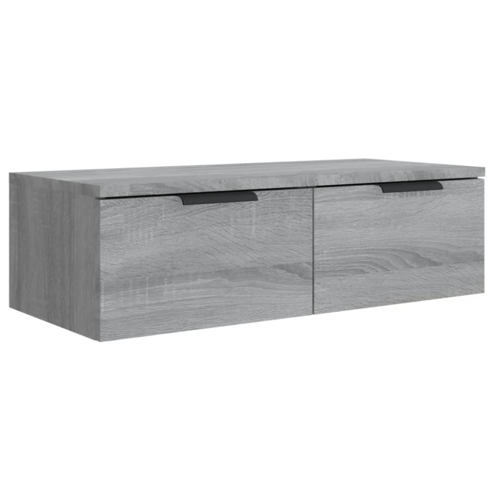 vidaXL Dulap de perete, gri sonoma, 68x30x20 cm, lemn compozit