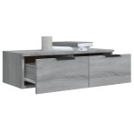 vidaXL Dulap de perete, gri sonoma, 68x30x20 cm, lemn compozit vidaXL Dulap de perete, gri sonoma, 68x30x20 cm, lemn compozit
