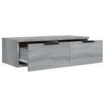 vidaXL Dulap de perete, gri sonoma, 68x30x20 cm, lemn compozit vidaXL Dulap de perete, gri sonoma, 68x30x20 cm, lemn compozit