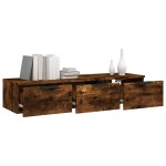 vidaXL Dulap de perete, stejar fumuriu, 102x30x20 cm, lemn compozit vidaXL Dulap de perete, stejar fumuriu, 102x30x20 cm, lemn compozit