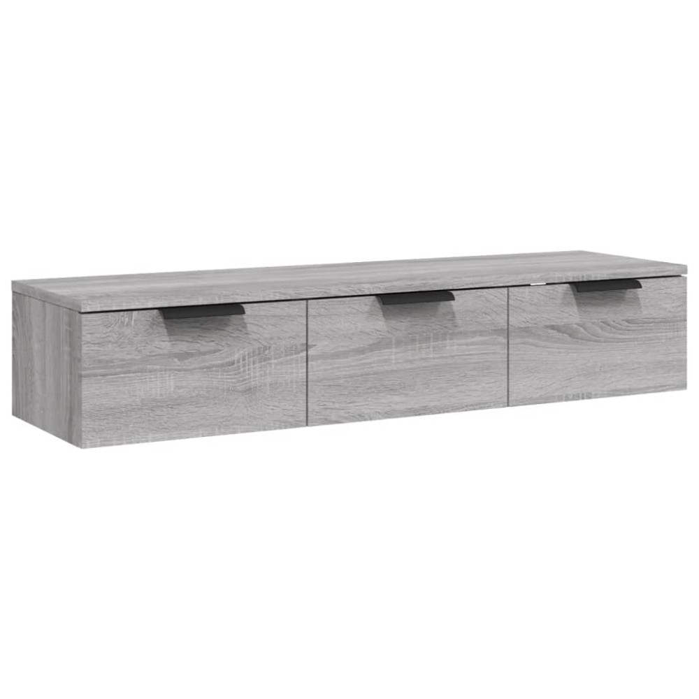 vidaXL Dulap de perete, gri sonoma, 102x30x20 cm, lemn compozit