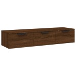 vidaXL Dulap de perete, stejar maro, 102x30x20 cm, lemn compozit