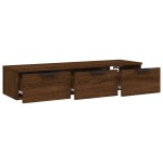 vidaXL Dulap de perete, stejar maro, 102x30x20 cm, lemn compozit