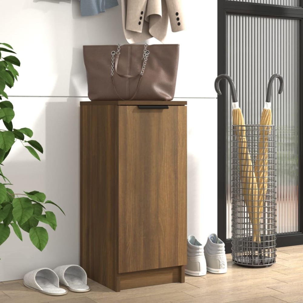vidaXL Pantofar, stejar maro, 30x35x70 cm, lemn compozit