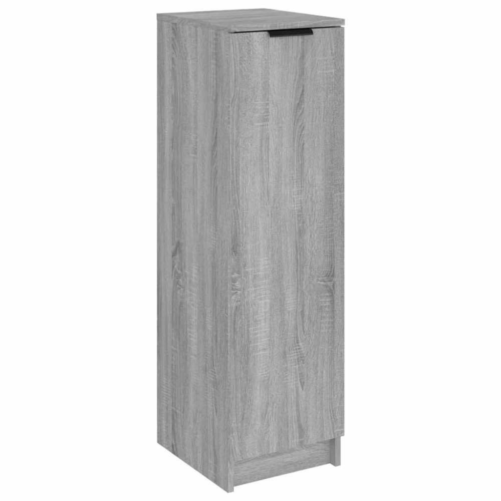 vidaXL Pantofar, gri sonoma, 30x35x100 cm, lemn compozit