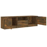 vidaXL Comodă TV, stejar fumuriu, 140x35x40 cm, lemn prelucrat vidaXL Comodă TV, stejar fumuriu, 140x35x40 cm, lemn prelucrat