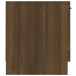 vidaXL Comodă TV, stejar maro, 140x35x40 cm, lemn prelucrat