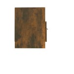 vidaXL Comodă TV, stejar fumuriu, 150x33,5x45 cm, lemn prelucrat
