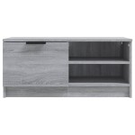 vidaXL Comodă TV, gri sonoma, 80x35x36,5 cm, lemn prelucrat vidaXL Comodă TV, gri sonoma, 80x35x36,5 cm, lemn prelucrat
